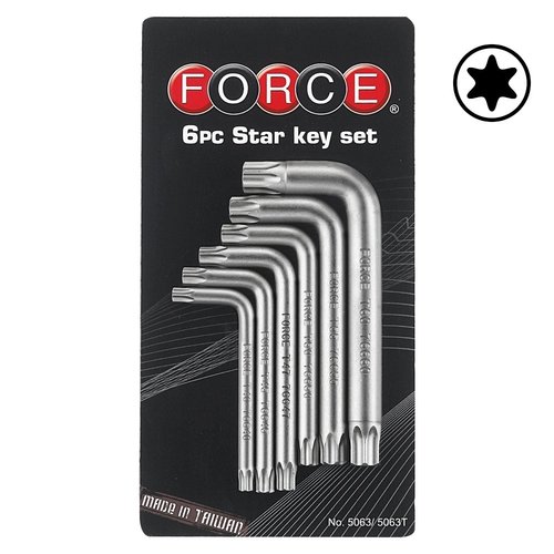 Force 5063 Star key set 6pc
