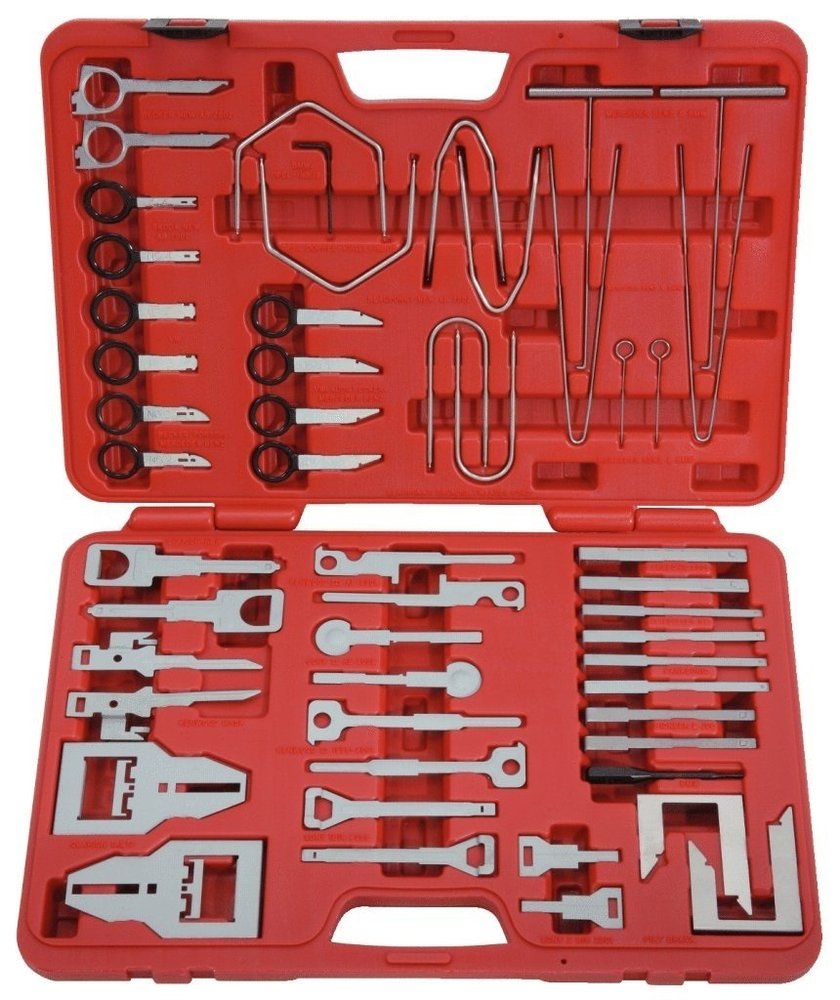 PROFESSIONAL MASTER RADIO STEREO REMOVAL TOOL SET TOOLKIT 52 PIECE 