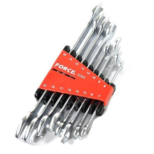 Force 5084 Double open end wrench set 8pc