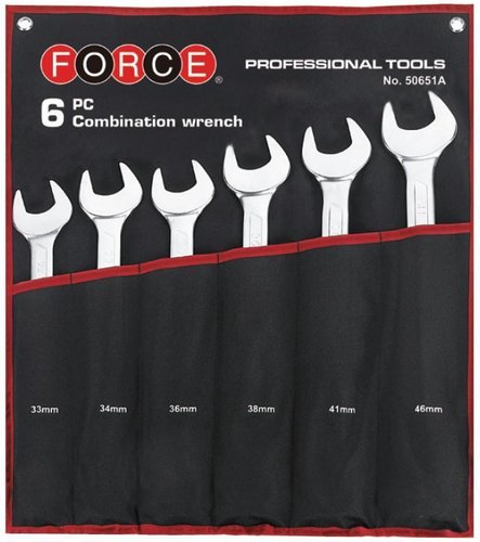 Force 50651A Combination wrench set Jumbo 6pc
