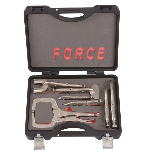 Force 50721 Locking Pliers & Clamp Set 7pc