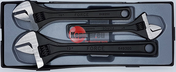 Force T5036 Verstelbare moersleutelset 3 delig