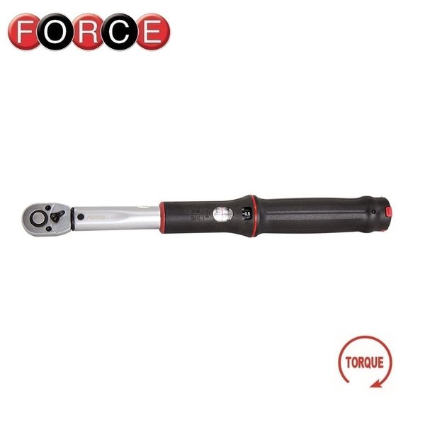 Force 6472290W 1/4" Lock torque wrench 290mmL 1 ~ 25Nm