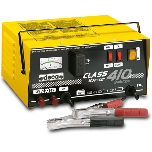 DECA 410A Acculader & Booster 500 Amp 12/24 Volt