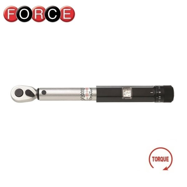 Force 6472195W 1/4" Lock torque wrench 195mmL 3 ~ 15Nm