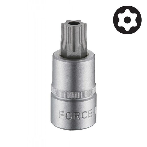 Force 1/2" Star tamperproof socket bit (55mmL)