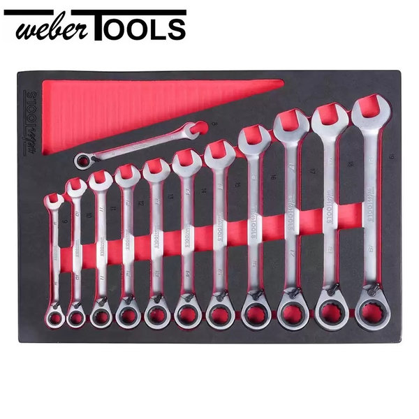 WT-8912R Reversible Gear Wrench Set 12pc